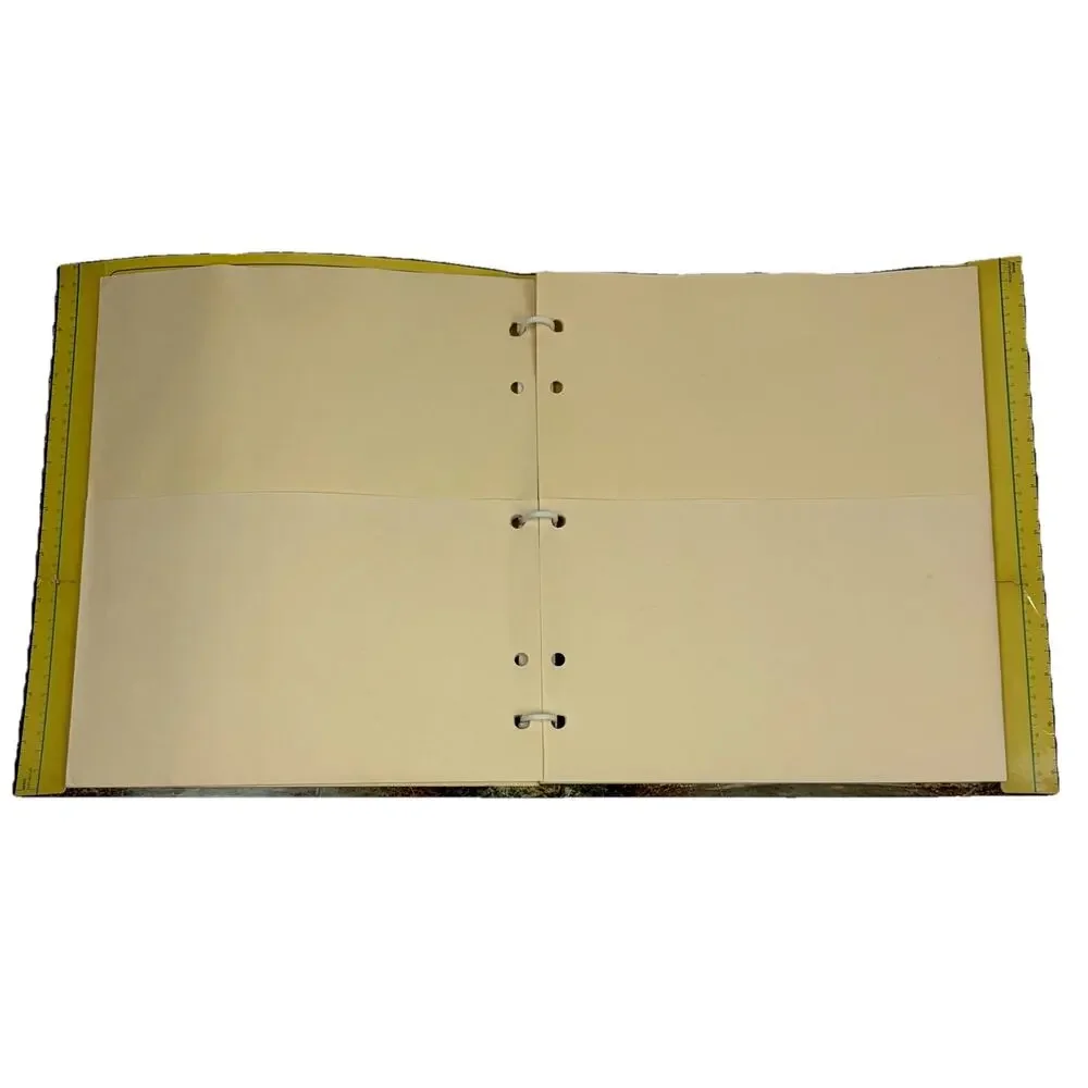 VTG 1978 Forest Botanical Colad Super Holder Folder School Binder Divider Pocket